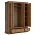 ROPERO 3 PUERTAS 2 CAJONES NATURAL MEX031 1783 ROPERO 3 PUERTAS 2 CAJONES NATURAL MEX031 1783