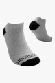 Pack x5 Medias afelpadas sin caña para caballero GRIS MELANGE