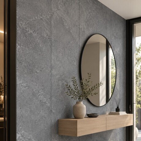 Placas Revestimiento SPC para Pared Grafito Stone Placas Revestimiento SPC para Pared Grafito Stone