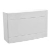TABLERO EXTERIOR 12 MODULOS TAPA BLANCA Tablero Exterior 12 Modulos Tapa Blanca