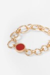 Pulsera eslabones dorado