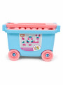 BLOQUES EN CARRITO ROSADO