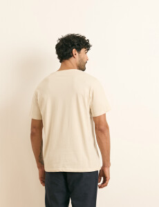 520658 T-SHIRT HARRINGTON LABEL Natural
