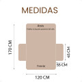 CUBRE SOFA SILLON 2 CUERPO REVERSIBLE IMPERMEABLE Beige
