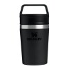 Vaso Térmico Stanley To Go 236ml Para Café Y Bebidas Calientes En Movimiento Negro Mate