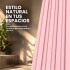 Pack x10 Wpc Simil Madera Wall Panel Lambrin 2.90x16.7 Rosa 1