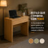 Escritorio ComboHome Diseño Premium 1 Cajón 90Cm Mdf Calidad Marrón 1