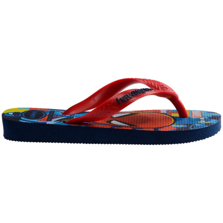 Sandalias de Niño Havaianas Top Marvel II Azul - Rojo