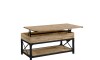 Mesa Ratona Articulada - Sauder - Linea Steel River Marrón