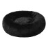 Cama Para Gato Cucha Puff Peluda Cómoda 50 Cm Mascota Color Variante Negro