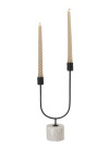 Candelabro KURT 15x7x33 cm negro Candelabro KURT 15x7x33 cm negro