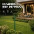 Cerco Reja Perimetral 5 x 1,83 m con Postes y Grampas Verde