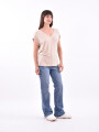 REMERA TELMA BEIGE (V)