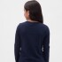 V-FRCH LS LOGO TEE TAPESTRY NAVY