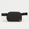Riñonera Keep en nylon Negro