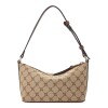 Shoulder Bag Anders Mocha Logo/mahogany