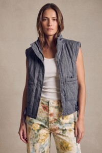 Chaleco Lavado Reversible Gris Oscuro