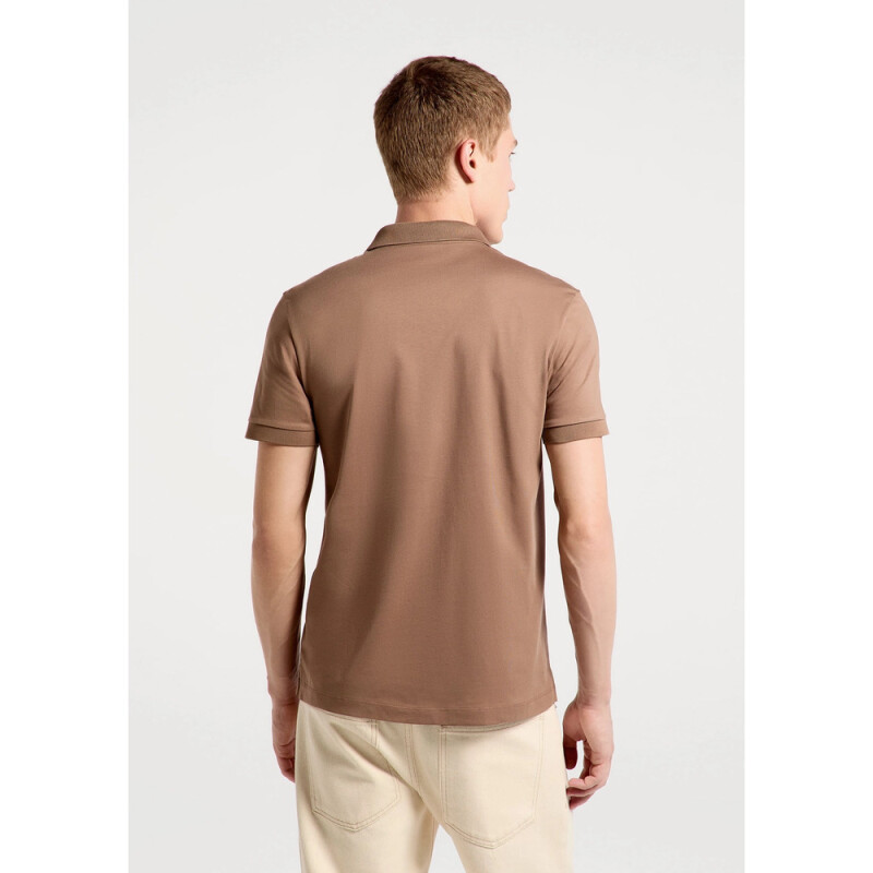 CAMISA POLO MM MASC MARROM MEDIO