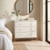 Cómoda Jasper 3 cajones White Gloss Gold