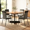 Juego de Comedor 4 sillas Duo + Mesa Atria Negro