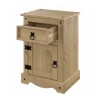 Mesa de luz 1 cajón 1 puerta Corona Madera marrón Mesa de luz 1 cajón 1 puerta Corona Madera marrón