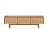 Rack de TV Dune Rattan 1.8 - Linea Manhattan Marrón