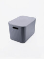CAJA ORGANIZADORA CON TAPA GRIS