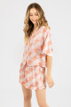 Pink shell short Rosa antique