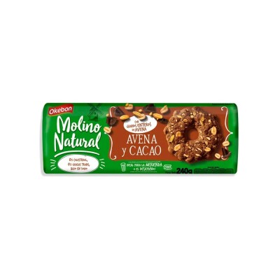 Galletas de avena y cacao Okebon Galletas Avena Cacao Okebon