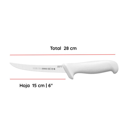 Cuchilla deshuesar mango blanco 6'' Mundial Cuchilla deshuesar mango blanco 6'' Mundial