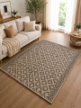 ALFOMBRA MANOR ROMBOS MARRON