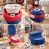 Pelela inodoro para bebes y niños con tapa y asiento infantil IMBACK Color Azul y Rojo Pelela inodoro para bebes y niños con tapa y asiento infantil IMBACK Color Azul y Rojo