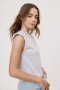 REMERA BOLDA Gris Melange