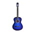 Guitarra Criolla Clasica Tamaño 4/4 39 Para diestros Con Estuche Funda Y Puas Imback Color Azul Guitarra Criolla Clasica Tamaño 4/4 39 Para diestros Con Estuche Funda Y Puas Imback Color Azul