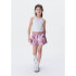 SHORTS FEM ROSA/GRAFITO