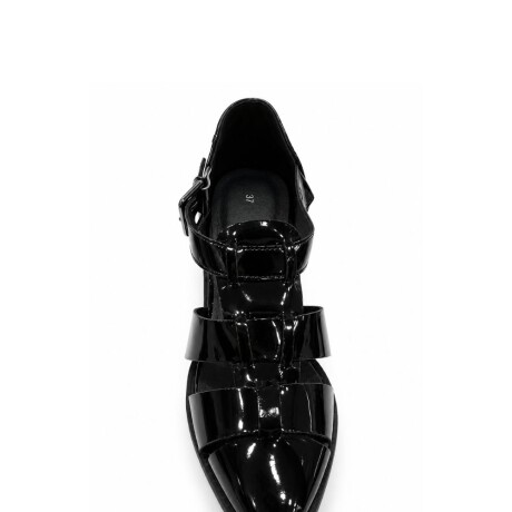 ZAPATO FLAB Charol Negro