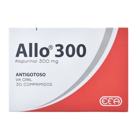 Allo Allopurinol 300Mg 30 Comprimidos Allo Allopurinol 300Mg 30 Comprimidos