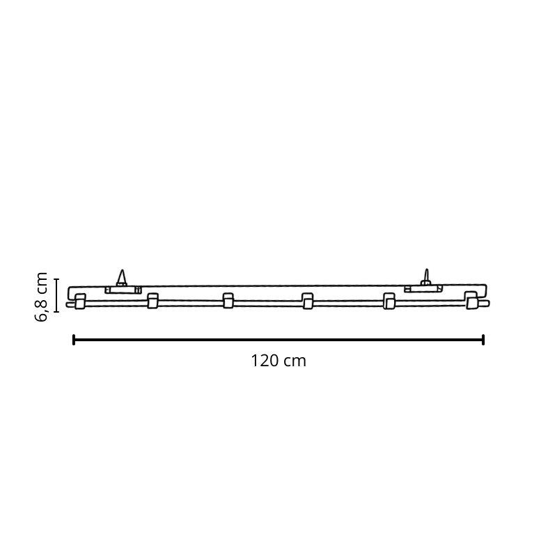 TUBO LEDVANCE ESTANCO 36W IP65 120CM Tubo Estanco LEDVANCE 36W 120cm 5000K