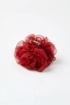 Broche flor rojo