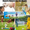 Set de 2 arcos de fútbol + pelota + inflador Set de 2 arcos de fútbol + pelota + inflador