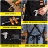 Delantal Gastronómico Unisex Jean Cocina Barbería Asado Chef IMBACK Color Negro Delantal Gastronómico Unisex Jean Cocina Barbería Asado Chef IMBACK Color Negro