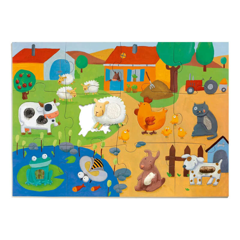 Puzzle táctil gigante Djeco Puzzle táctil gigante Djeco