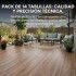 Piso Vinilico Autoadhesivo Piso Flotante Simil Madera x 20m2 Beige 1