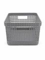 CESTA PLASTICA GRIS (V)