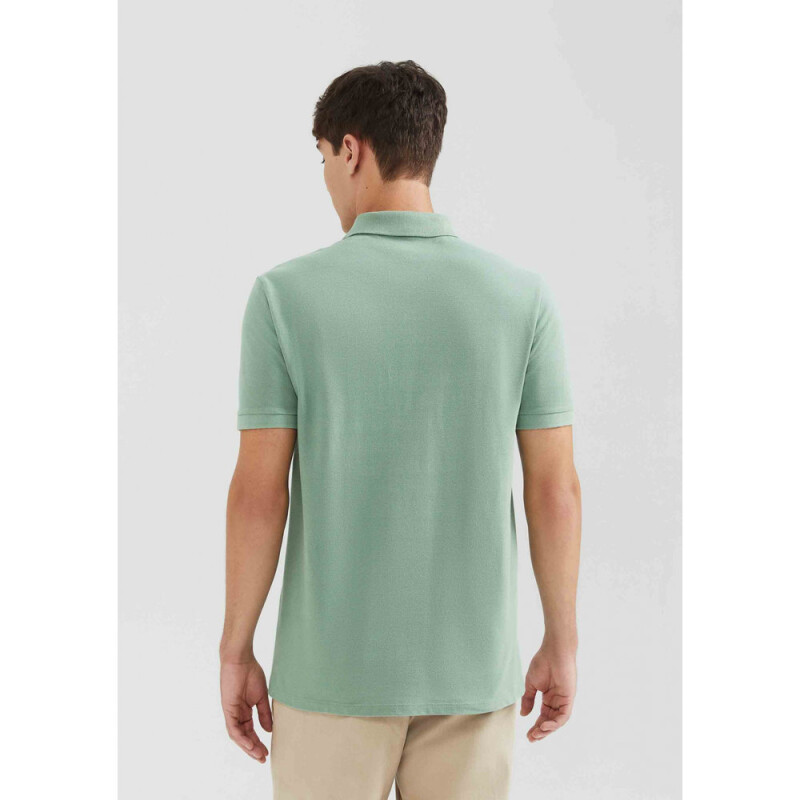 CAMISA POLO MM MASC VERDE CLARO