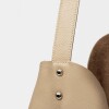Bolso Dune en cuero graneado Vison