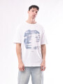 REMERA BLUR BLANCO