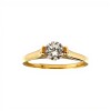 Anillo Solitario-Oro bajo-Piedra zirconia-AN8057 conpiedra