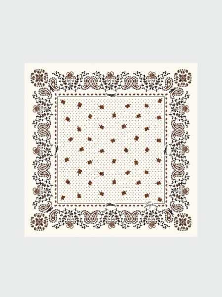 LONGCHAMP - PAÑUELO DE SEDA FRENCH BANDANA 50X50 CM M19