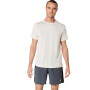 Polo Running Asics Silver SS Top Hombre Cream